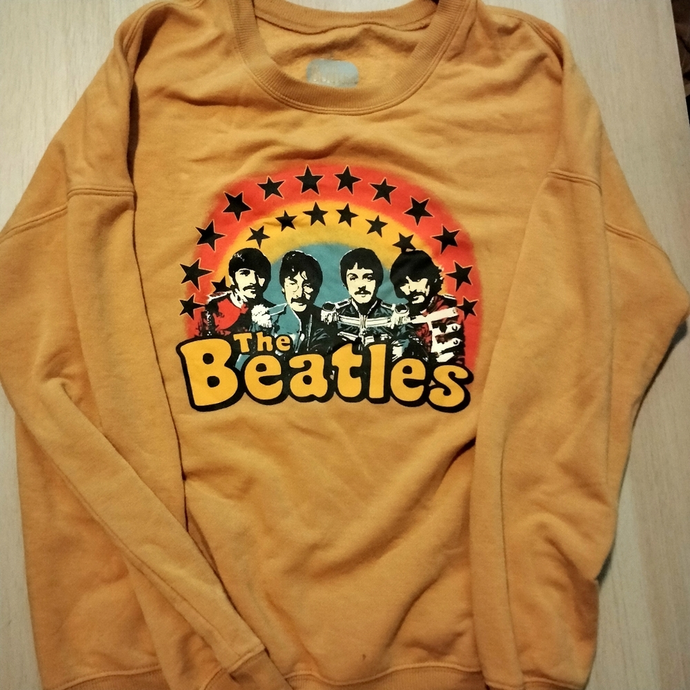 The Beatles official crew neck  sweatshirt .